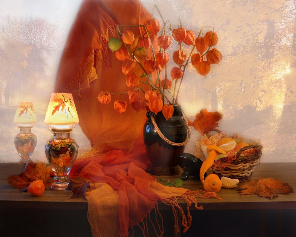 Осенний натюрморт на окне