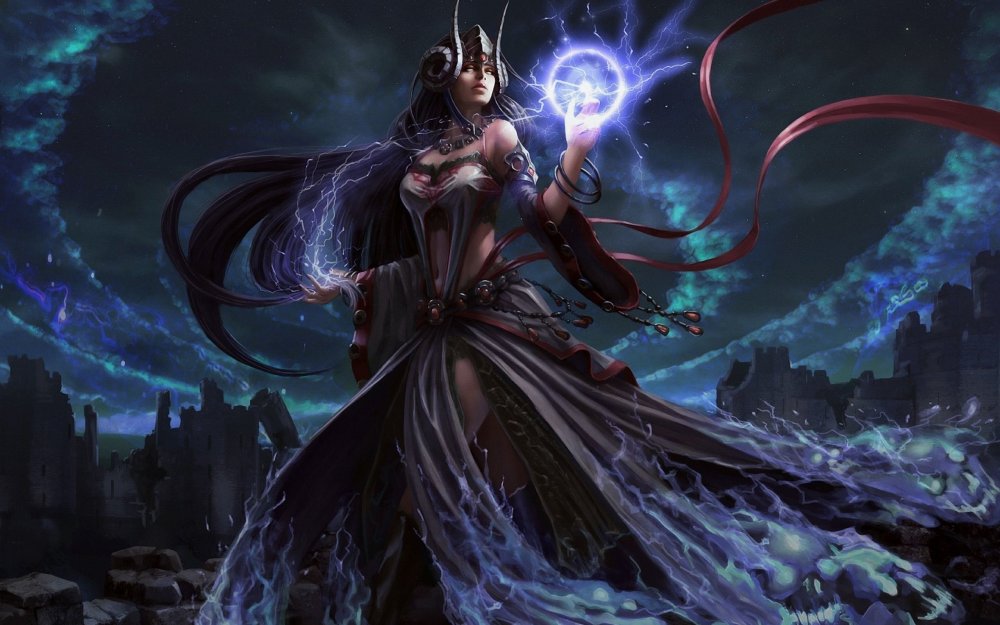 Тёмная богиня фэнтези