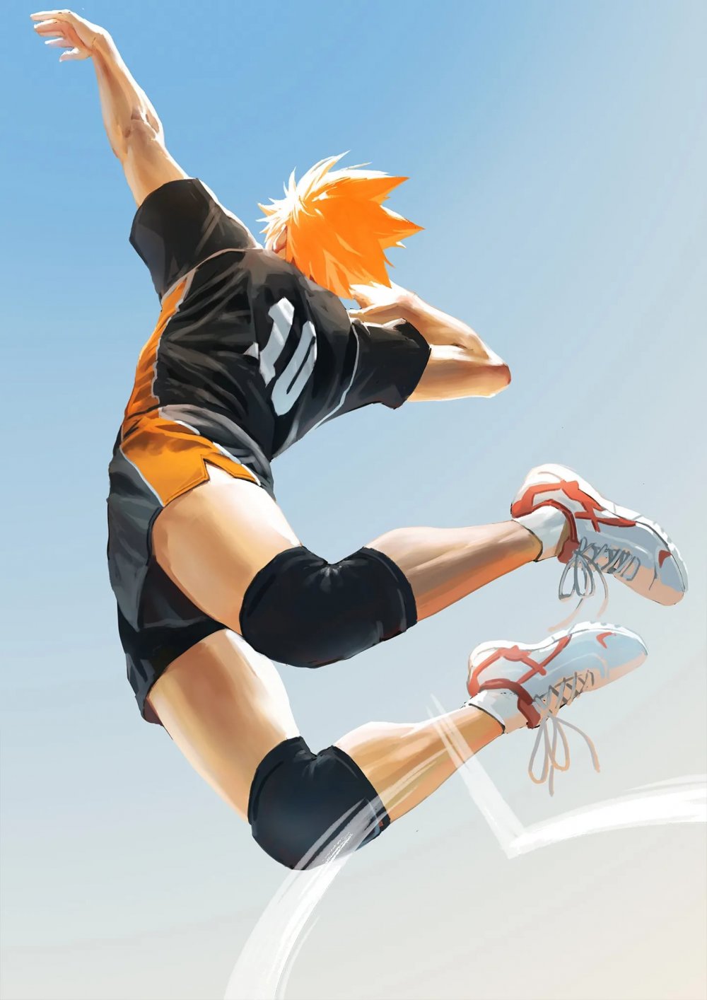 Волейболист в прыжке