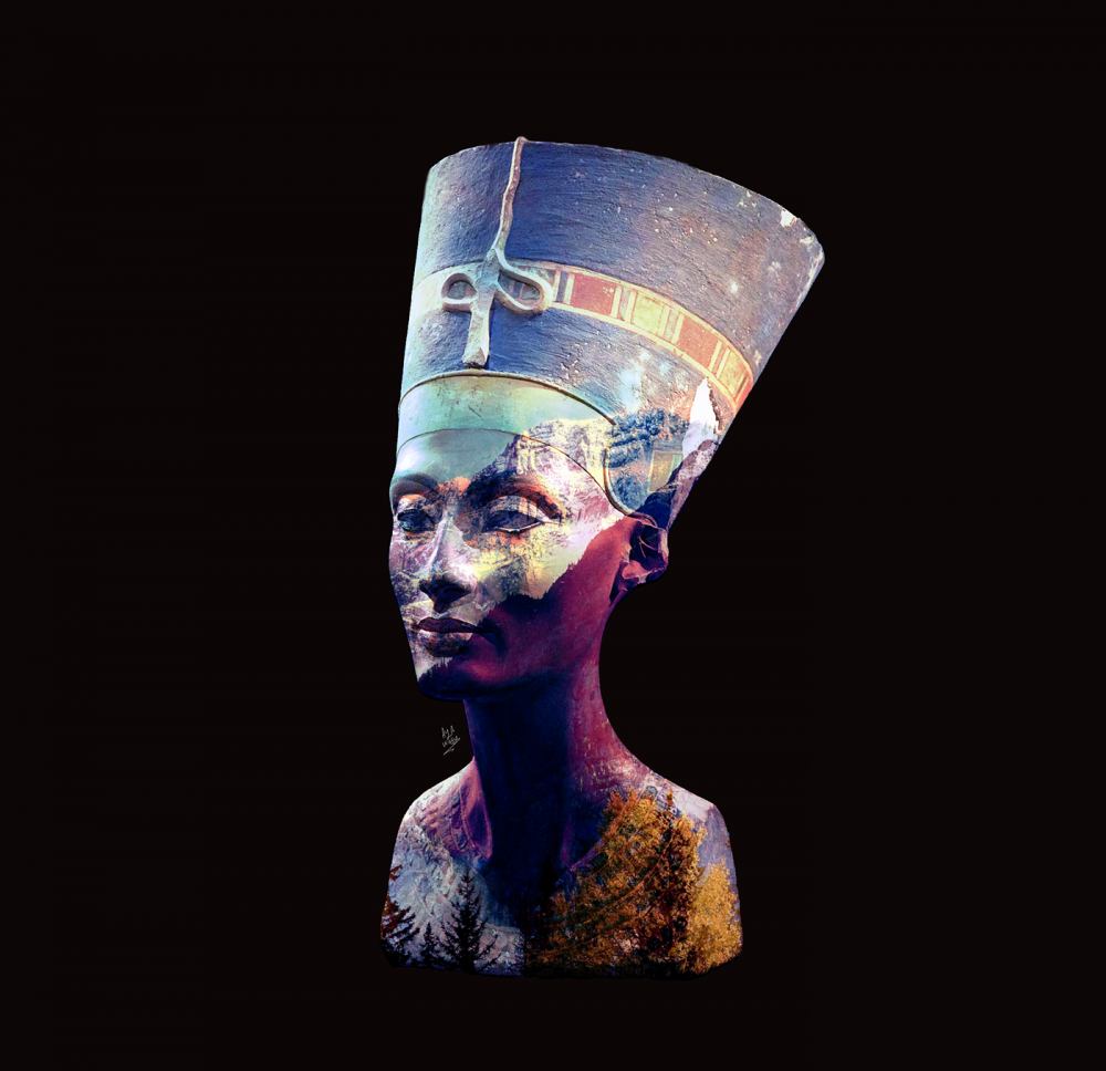 Мраморный бюст Нефертити