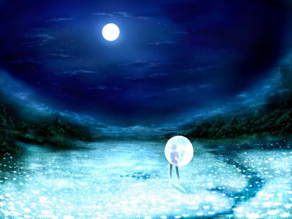 Лунный свет аниме