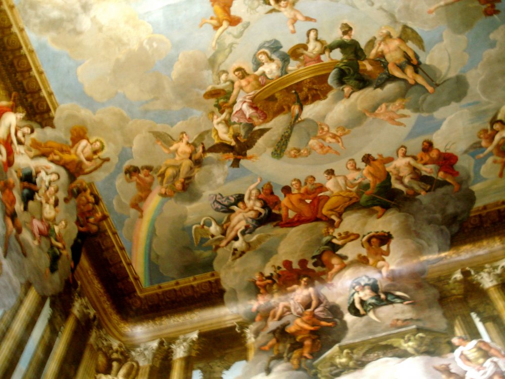 Леонардо да Винчи фрески на потолке