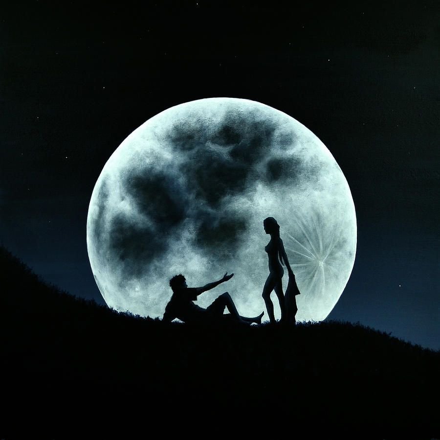 Красивая луна картинки