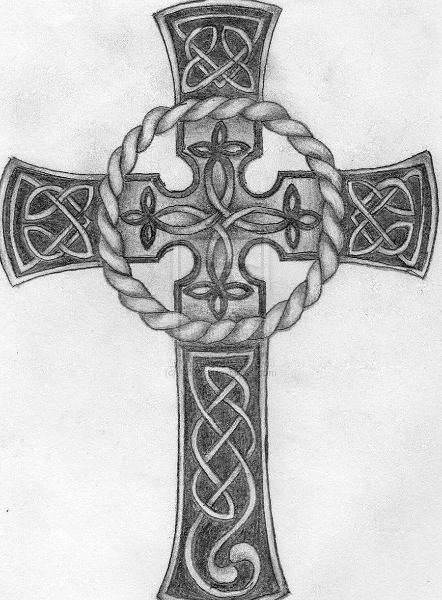 Красивый Кельтский крест