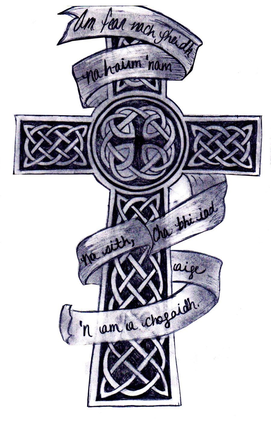 Грузинский крест эскиз