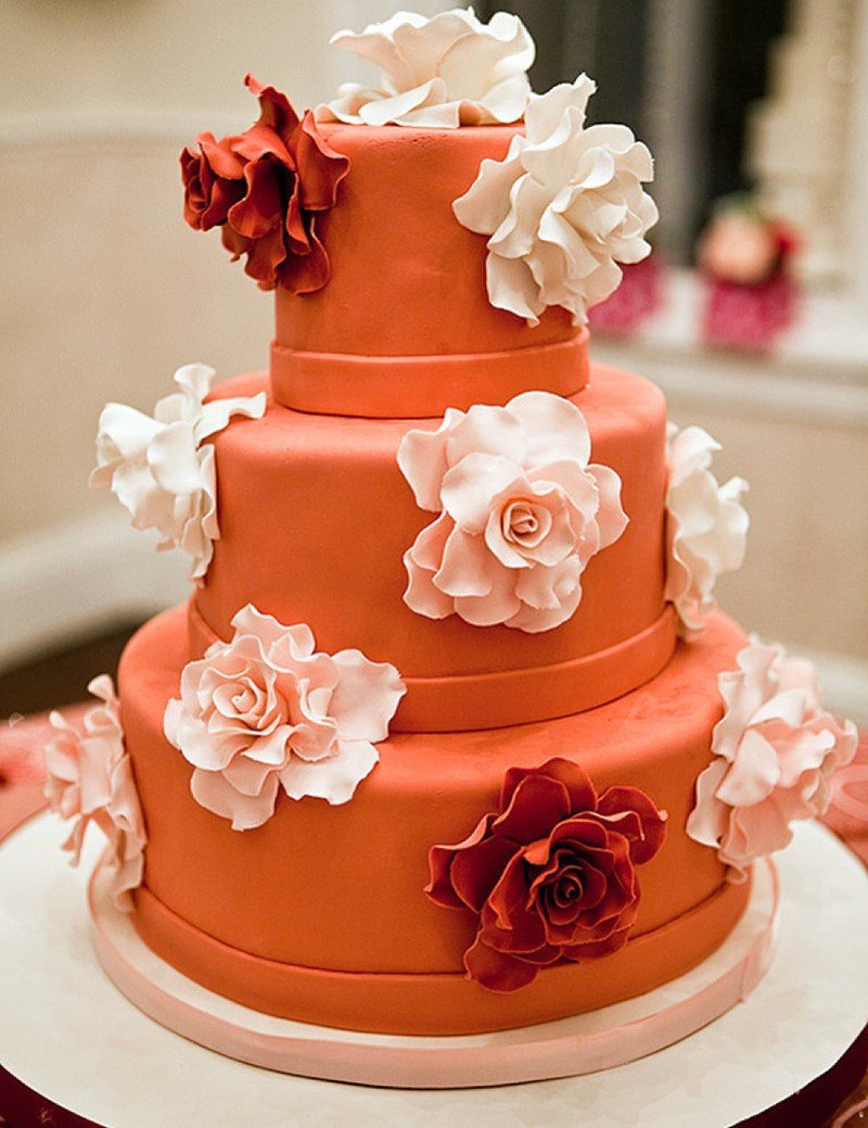 Свадебный торт воздушный