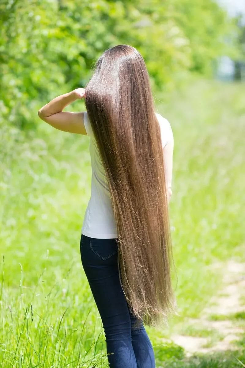 Длинные ухоженные волосы