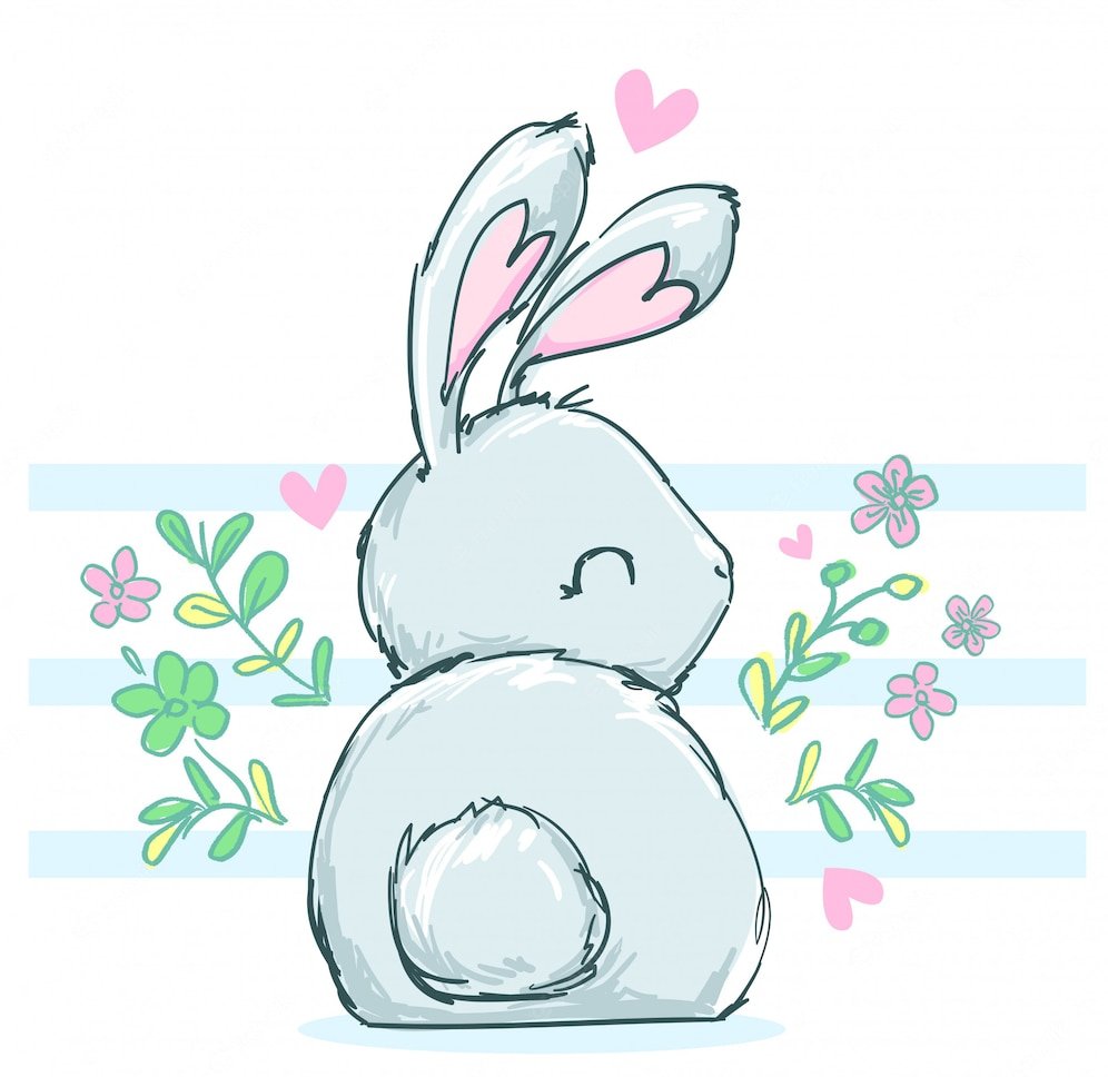 Декоративный кролик рисунок