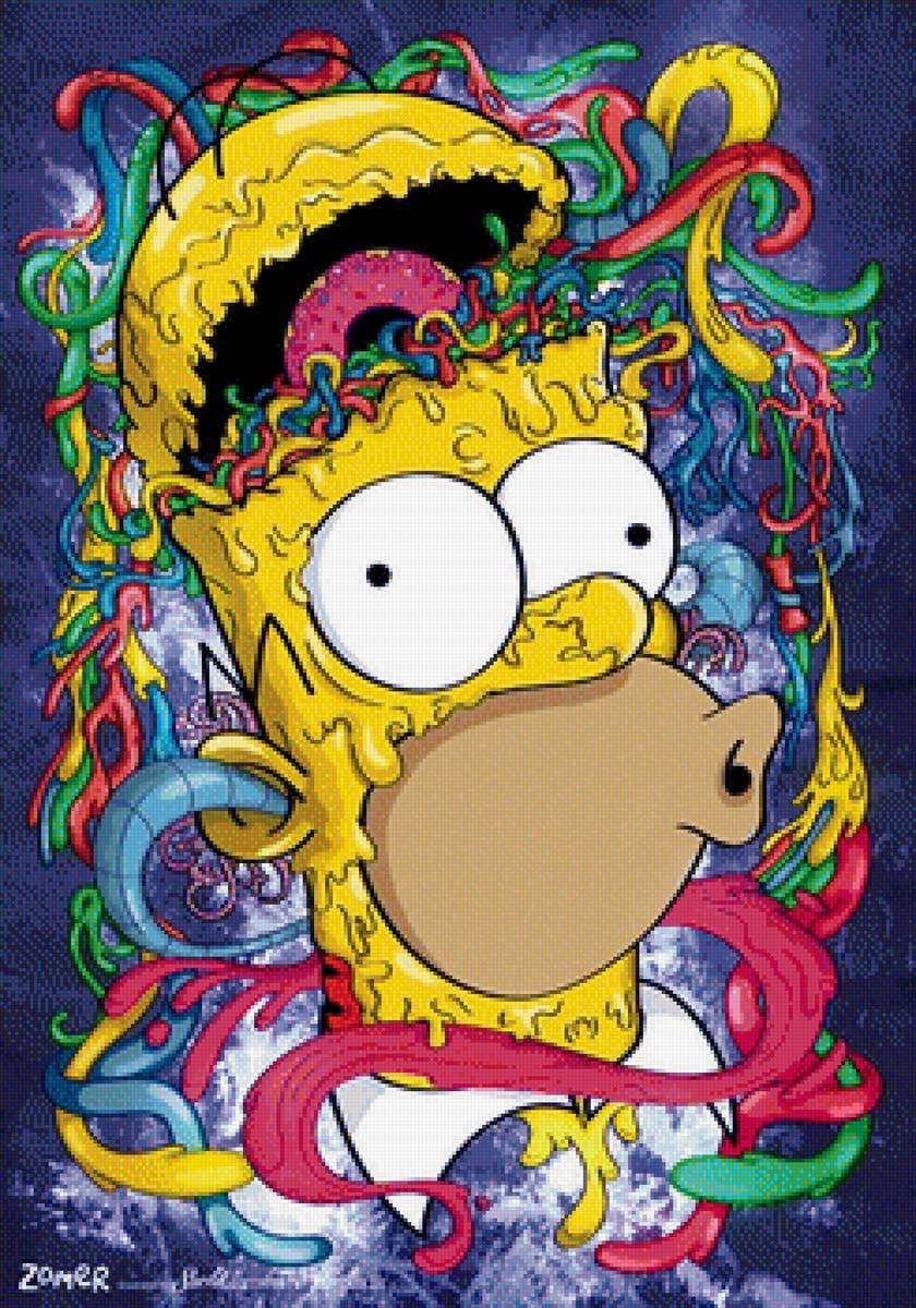 Барт симпсон с сигаретой