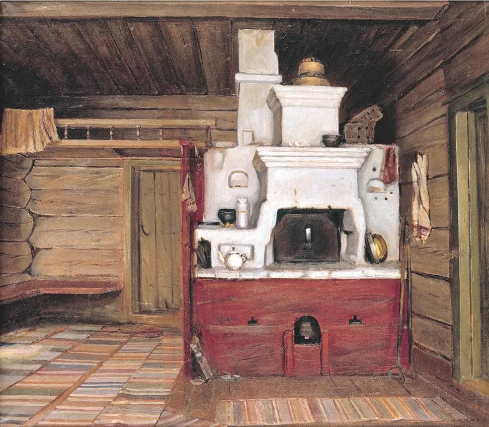 Декорация русская изба