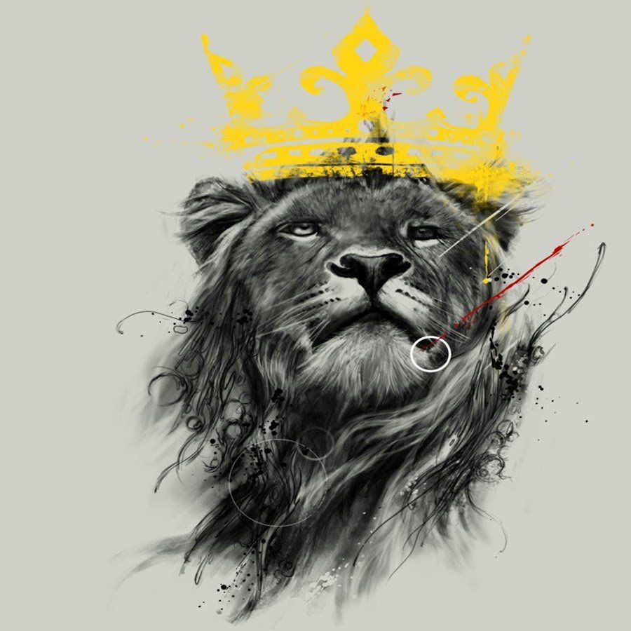 Картинки льва с короной
