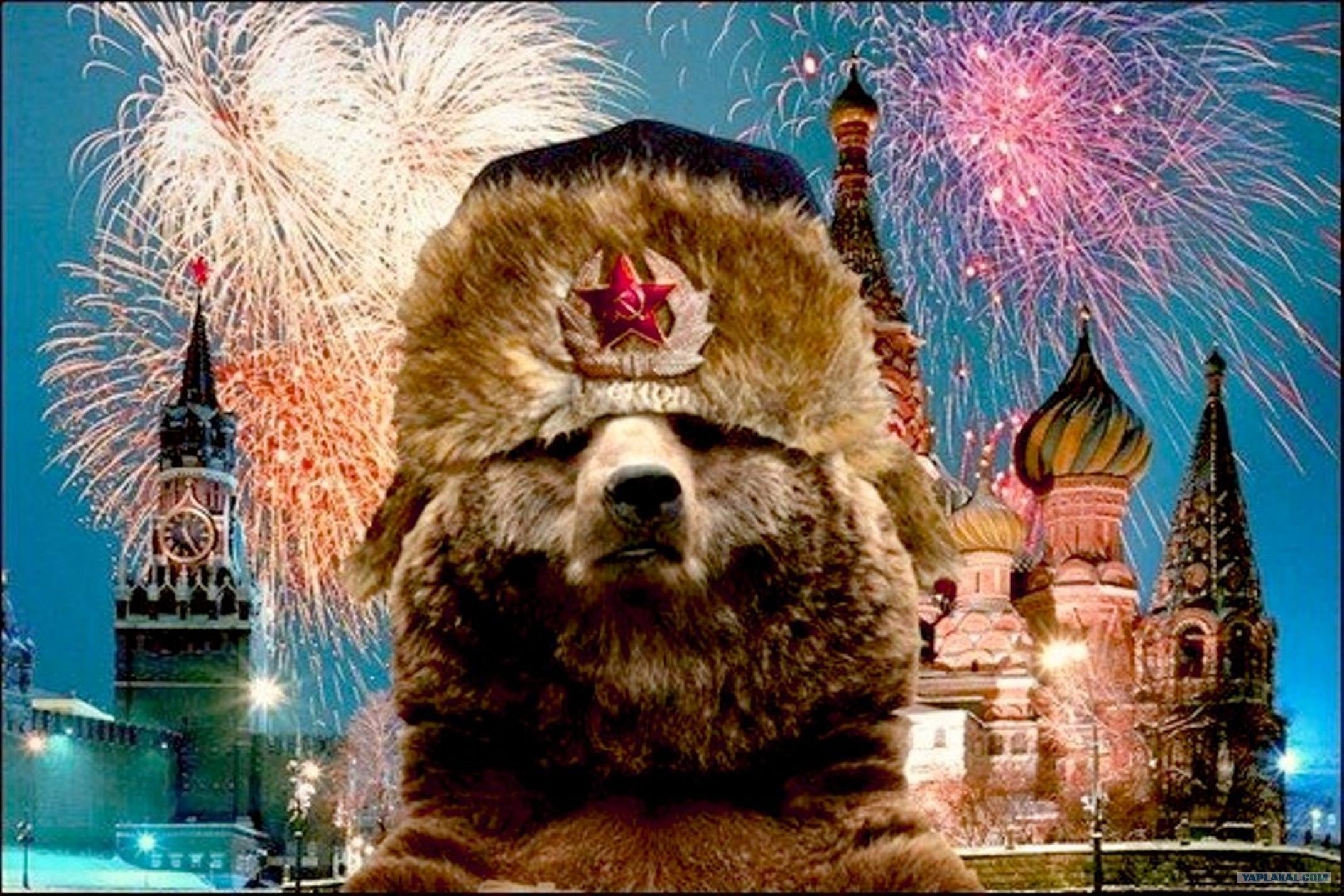 С новым годом великая россия. Медведь Россия. Медведи Синвел России?. Медведь символ России. Медведь в шапке ушанке.