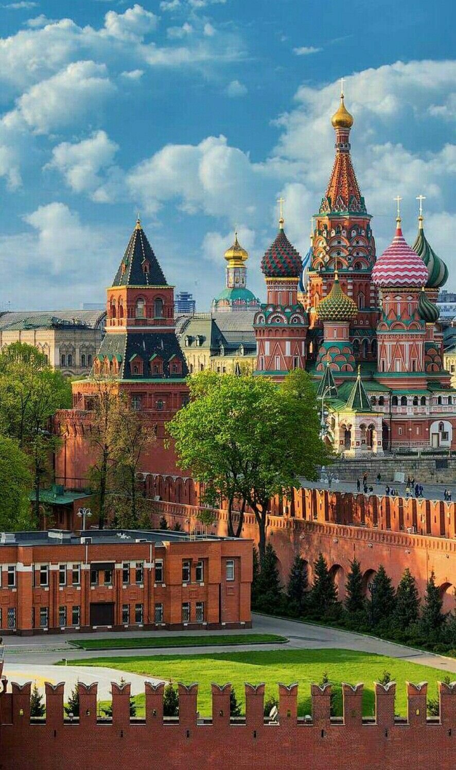Красивая Москва красная площадь