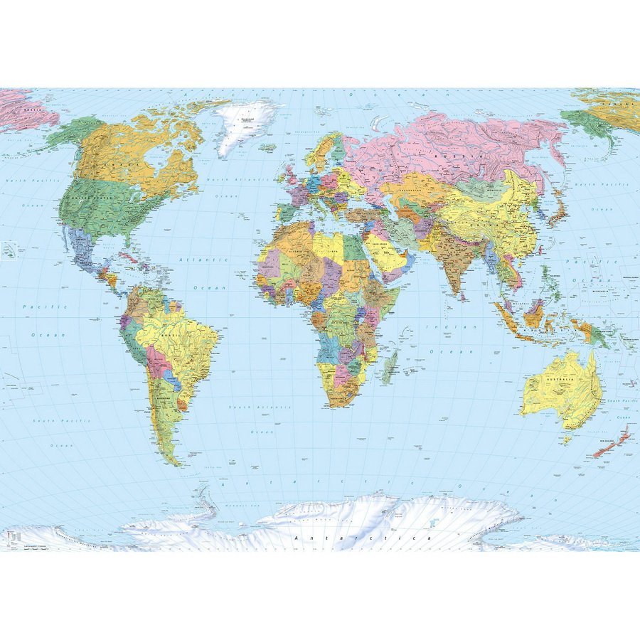 Политическую карту мира