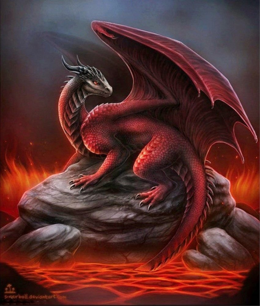 Красный дракон в реальной жизни