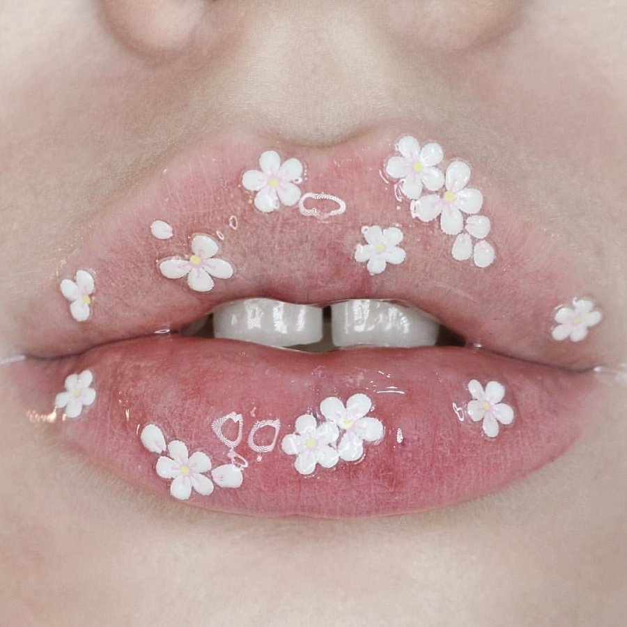 Розовые губы Эстетика
