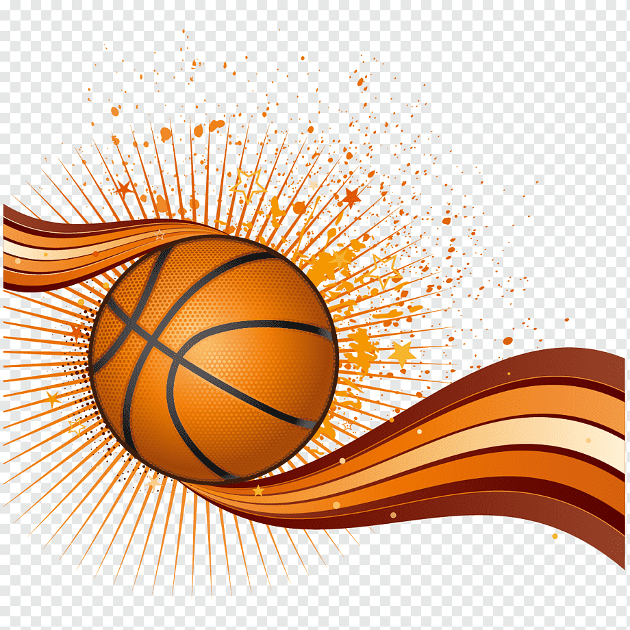 Баскетбольный мяч рисунок красивый