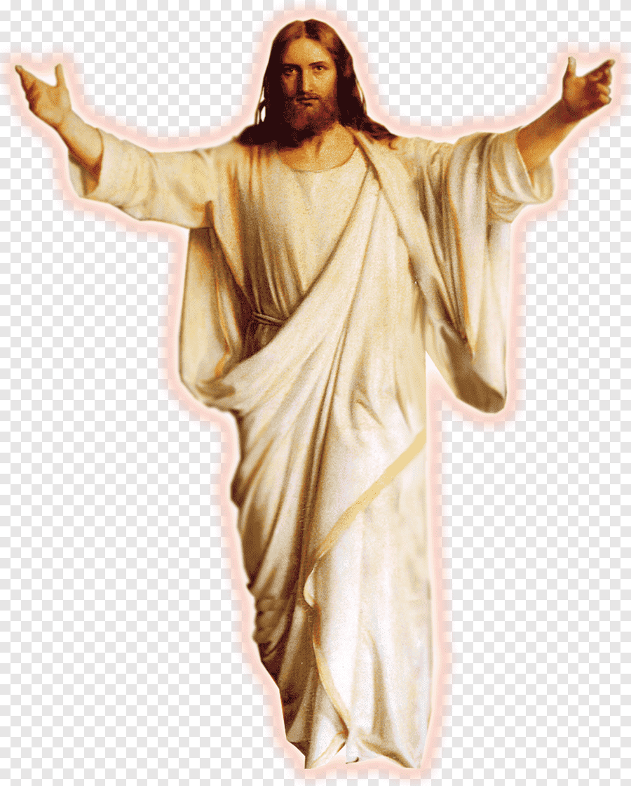 Иисус на белом фоне