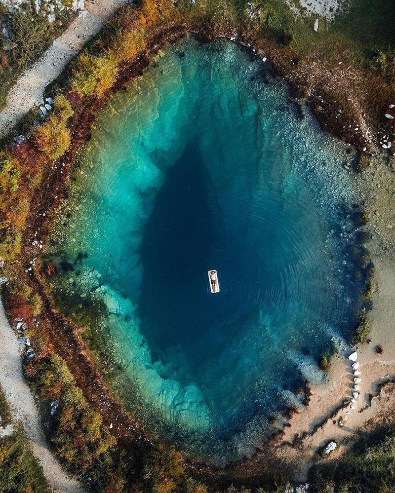 Озеро Драконий глаз Хорватия