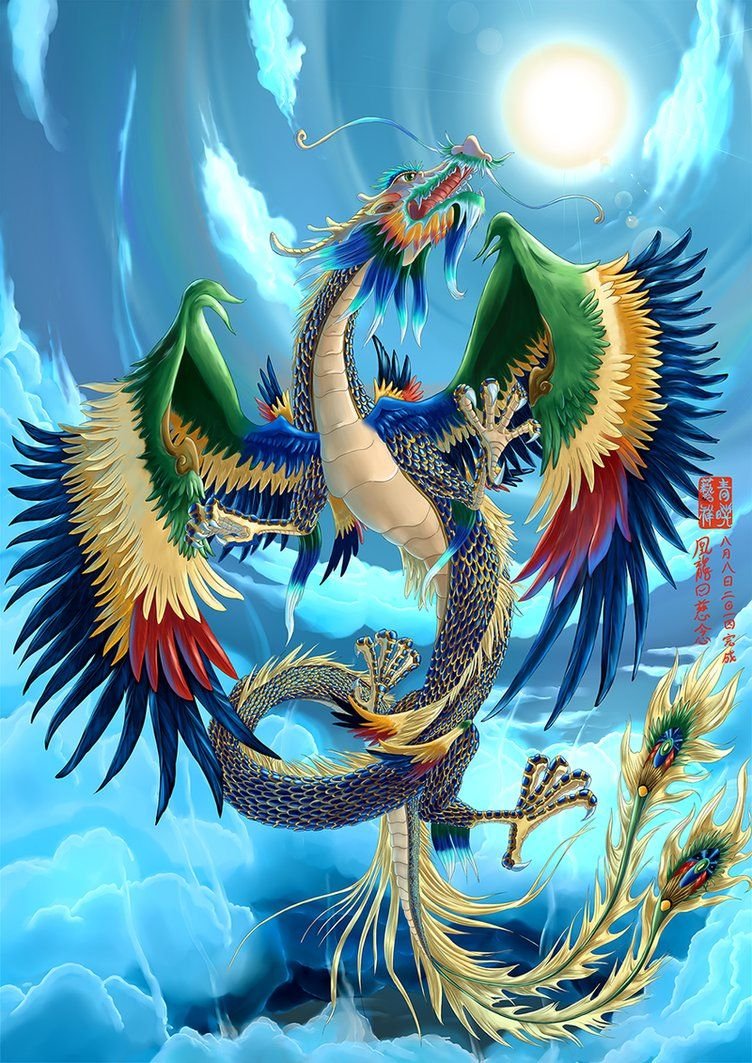 Китайская мифология драконы Хуанлун