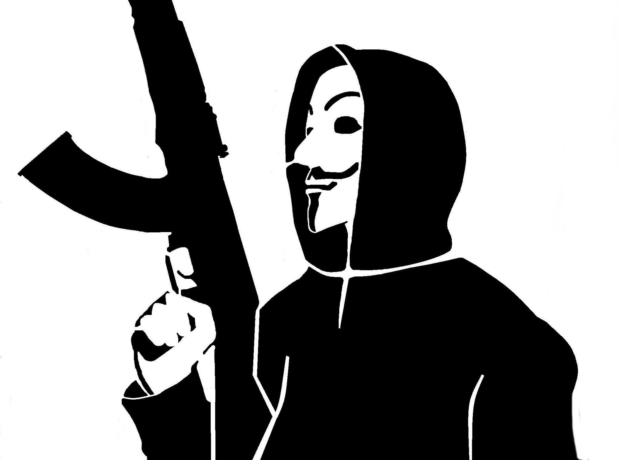 Аватарки с пистолетом. Анонимус с пистолетом. Бандит рисунок. Анонимус в маске с пистолетом. Силуэт бандита.