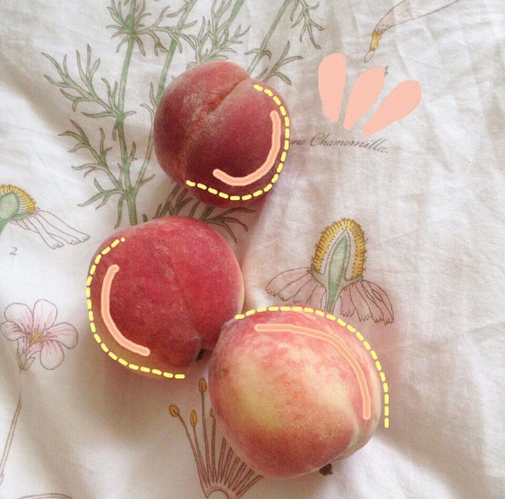 Персиковые предметы