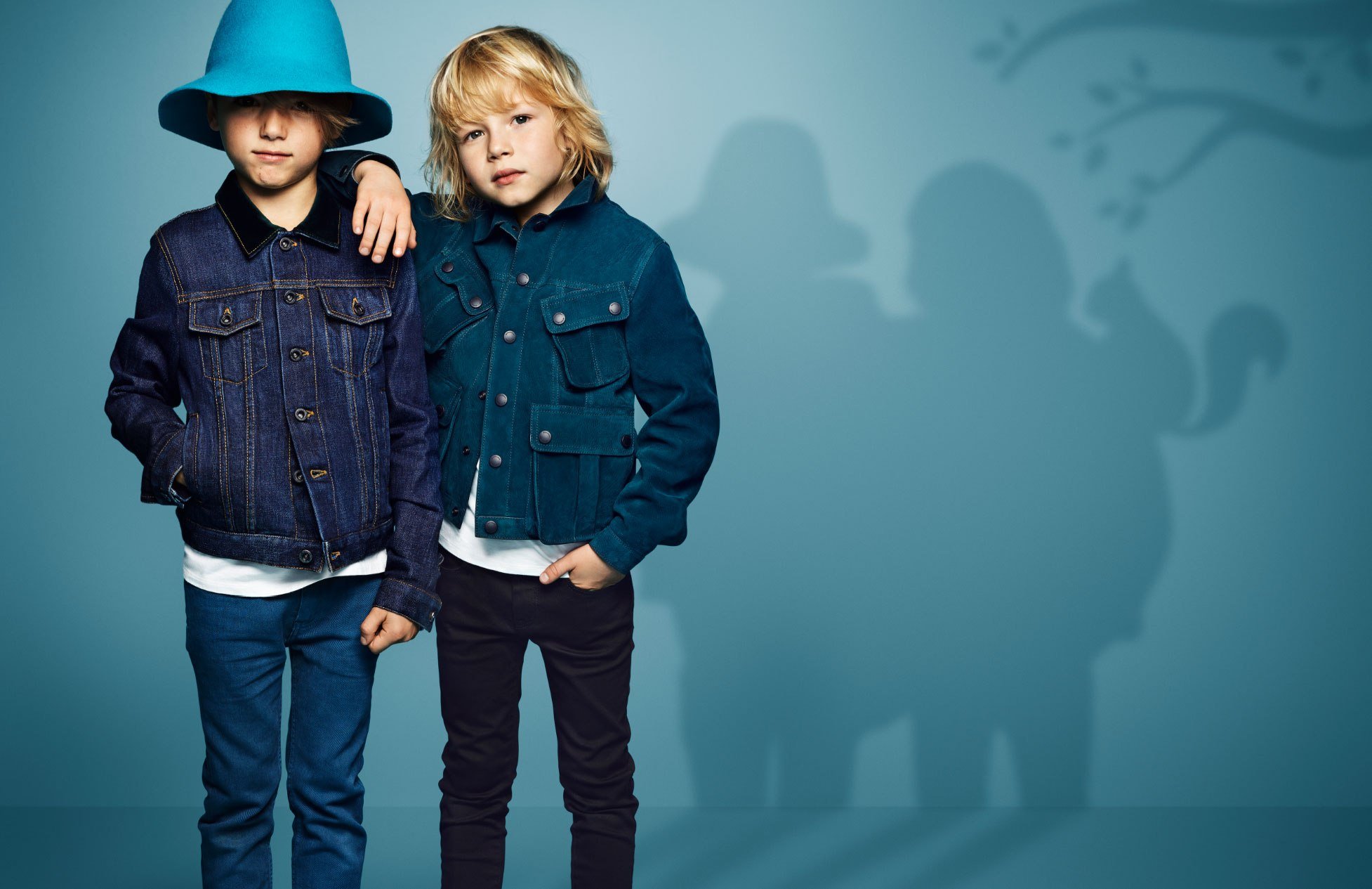 Boy end girls. Burberry Kids Denim. Burberry Kids campaign. Модные дети. Стильная детская одежда.