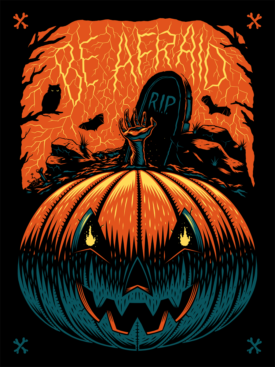 Плакат на Хэллоуин