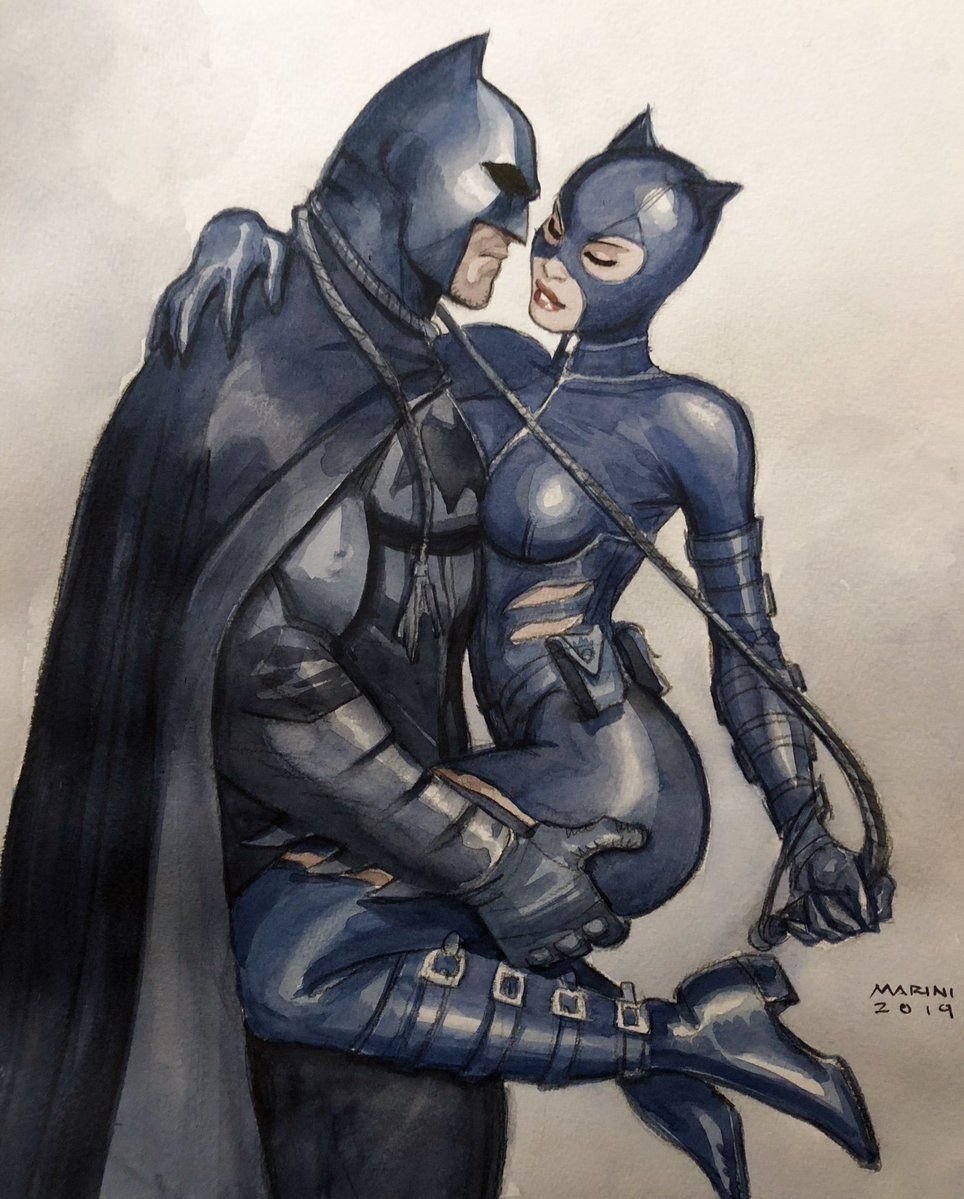 Женская бэтмен. Бэтмен и женщина кошка поцелуй. Paintboy Original "Бэтмен и женщина-кошка". Paintboy Бэтмен и женщина кошка. Бэтмен и женщина кошка любовь.