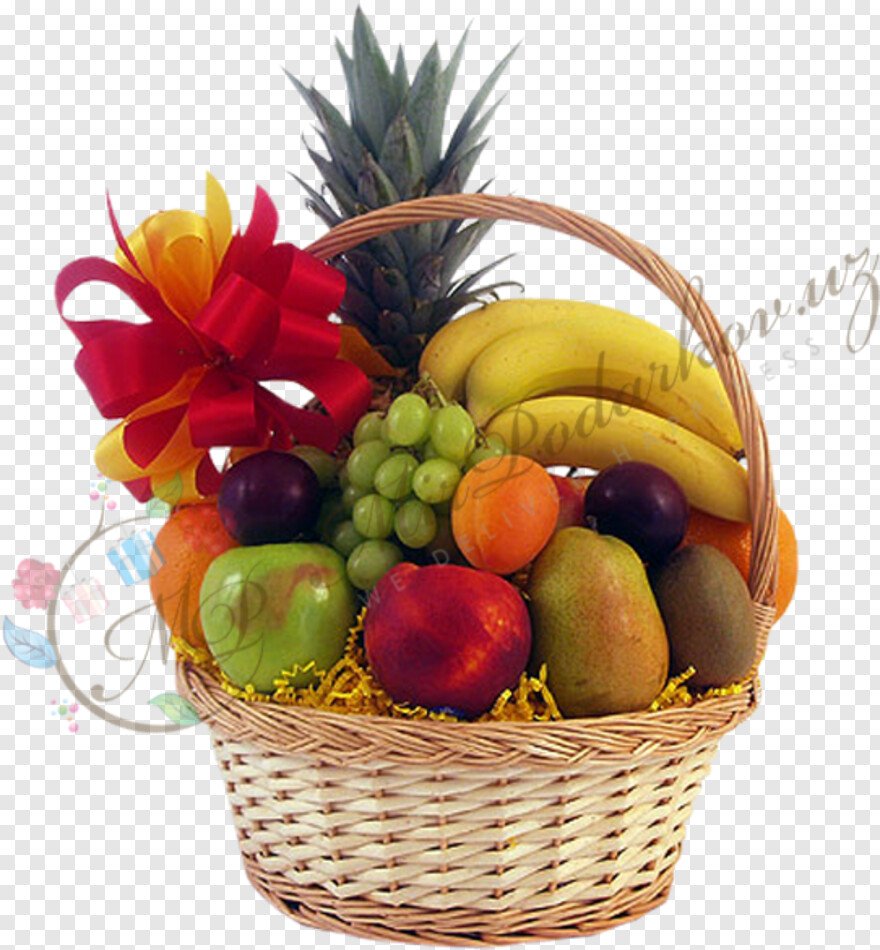 Красивая корзина с фруктами