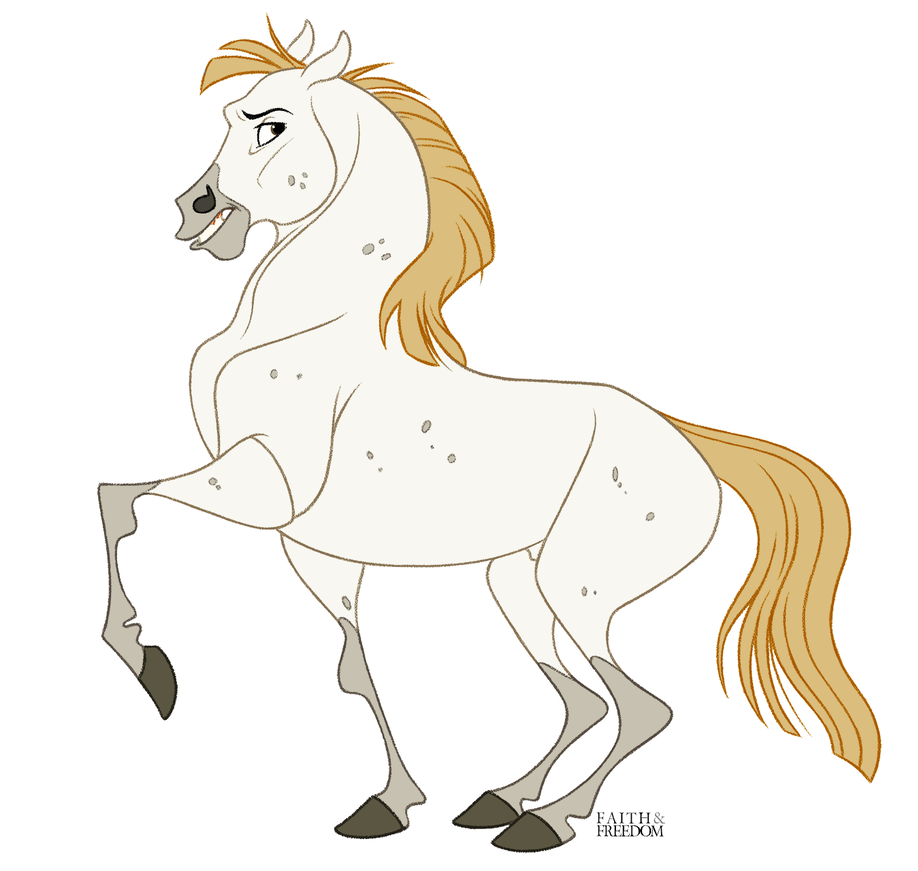Нарисовать милых лошадей