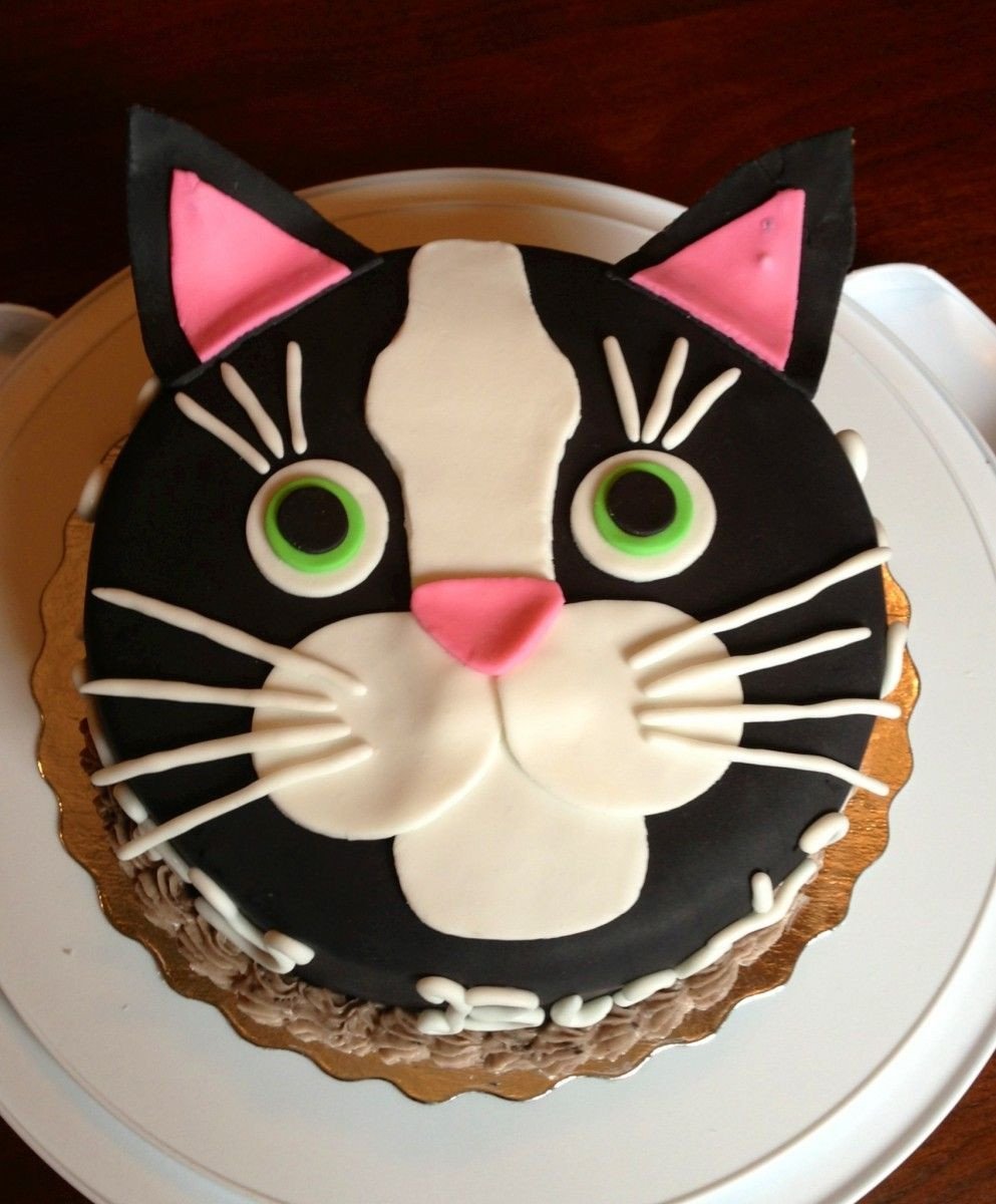 Торт с «котиком»