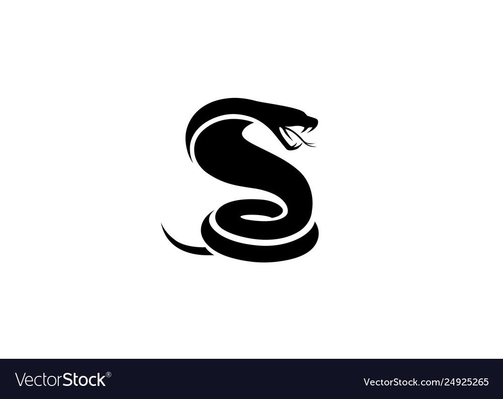 Змея черно белая