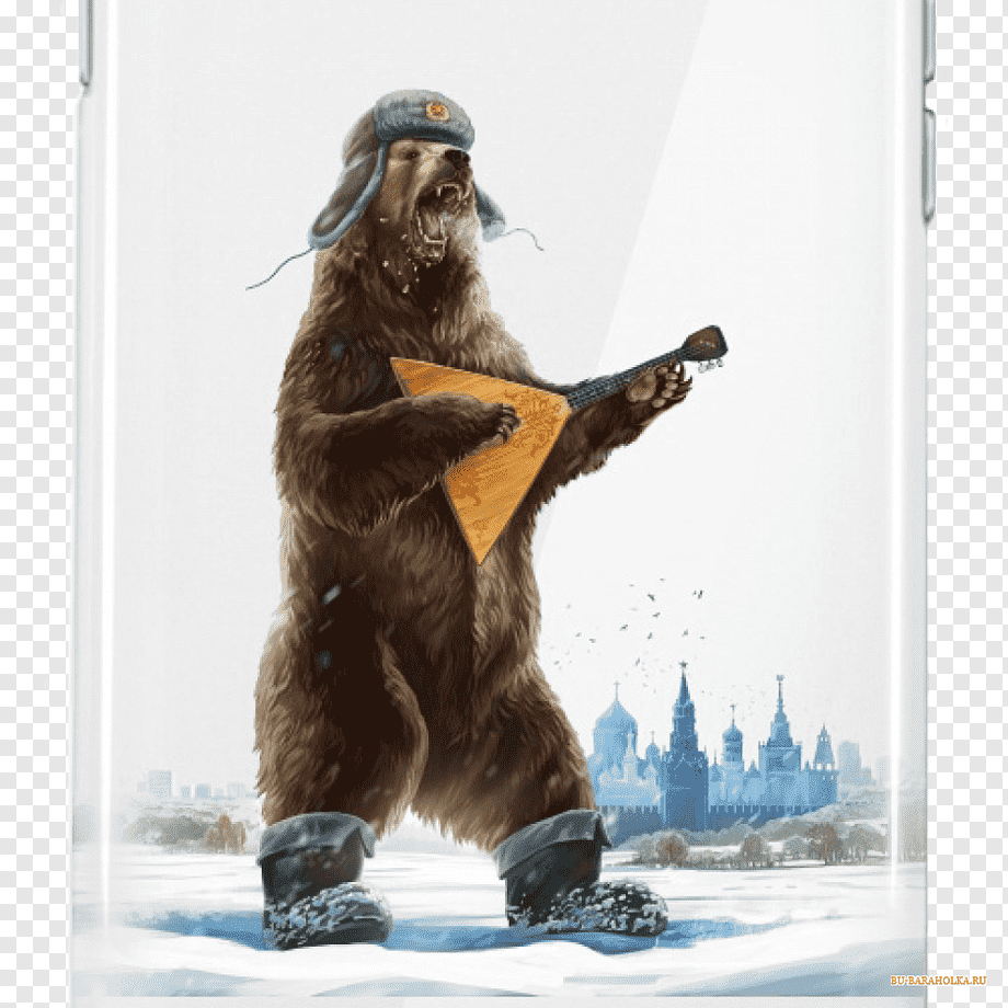 Медведь с балалайкой