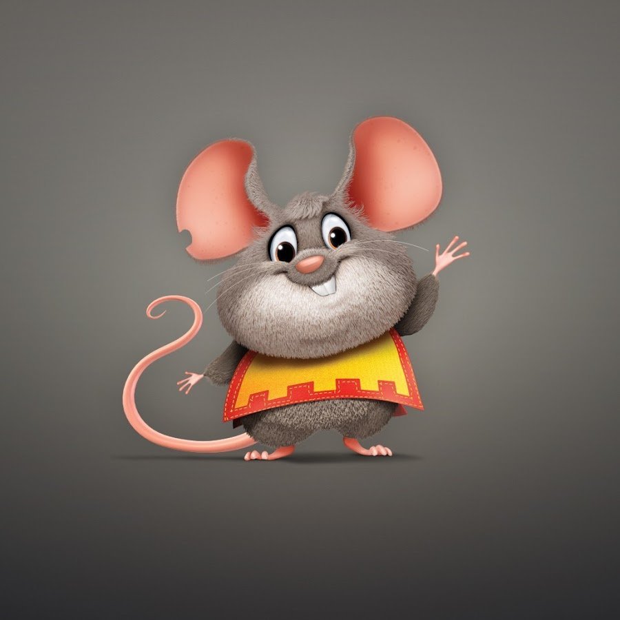 Смешная мышь