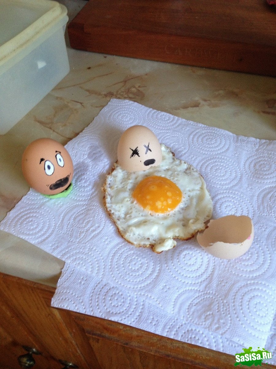 Смешные Завтраки из яиц