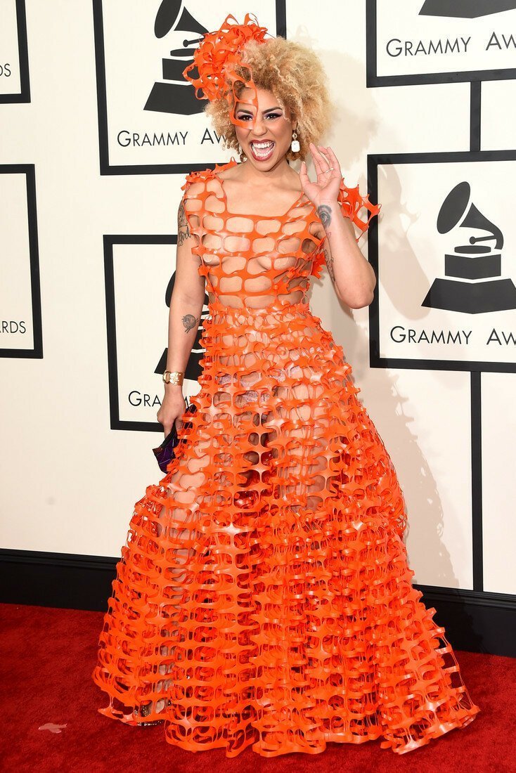 Леди Гага в Красном платье