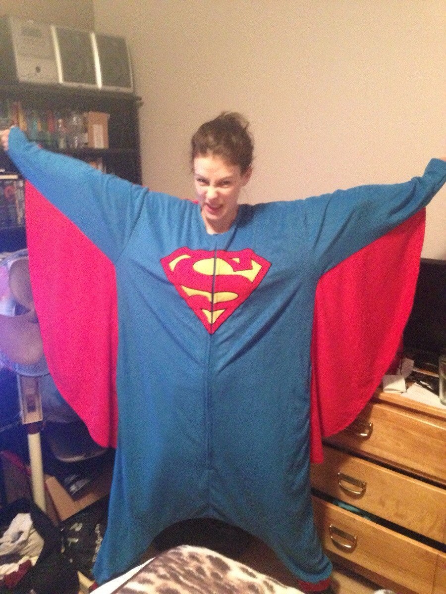 Смешной костюм Супермена
