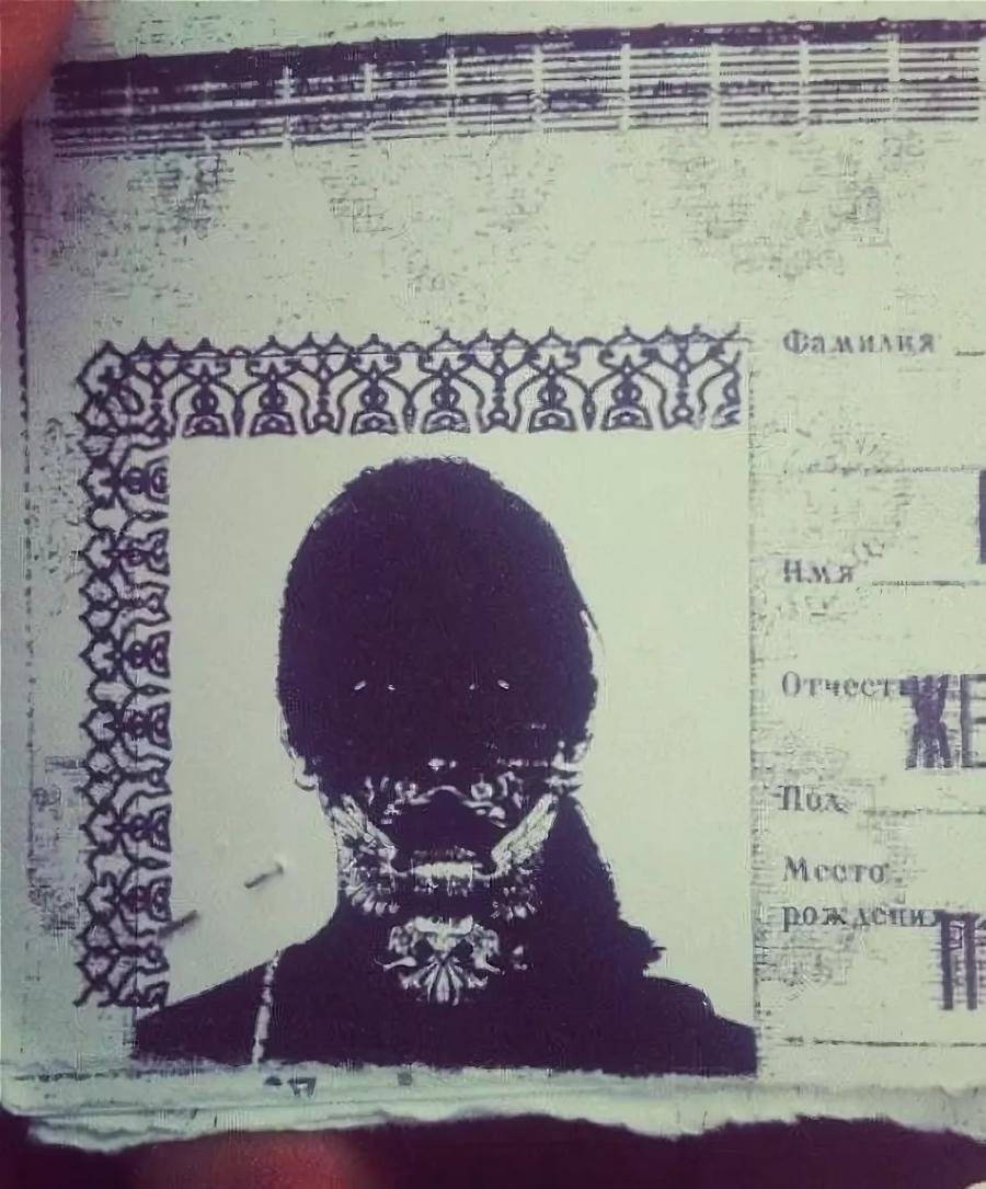 Смешные копии паспортов