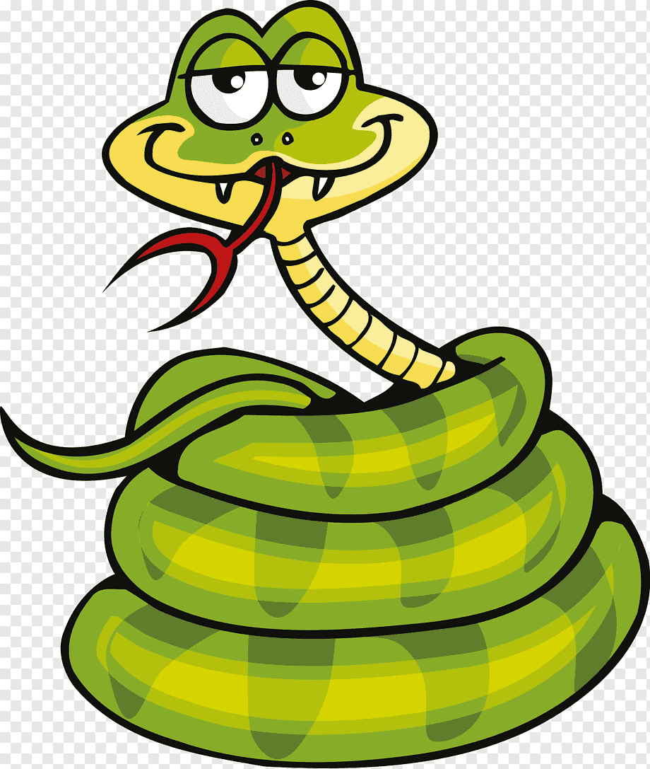 Змея мультяшка