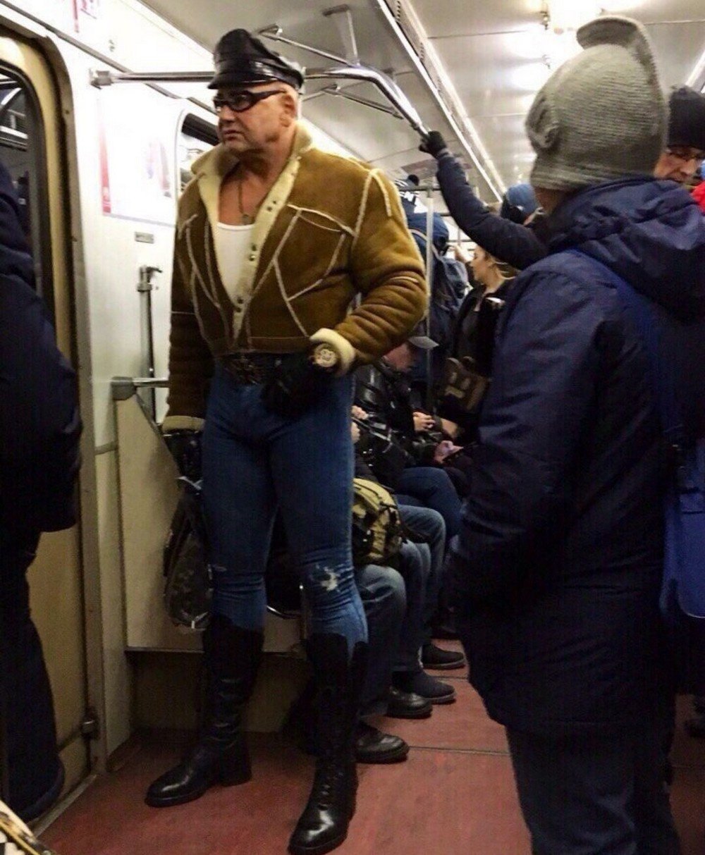 Ржачные пассажиры в метро