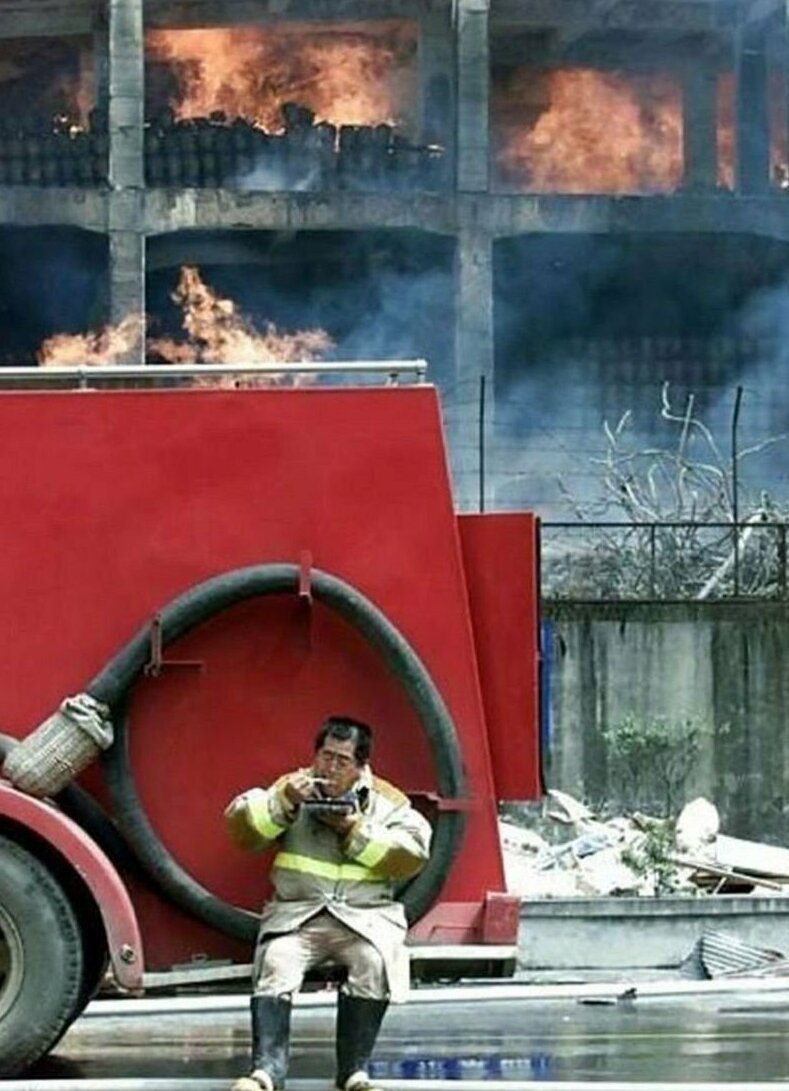 Смешной пожарный