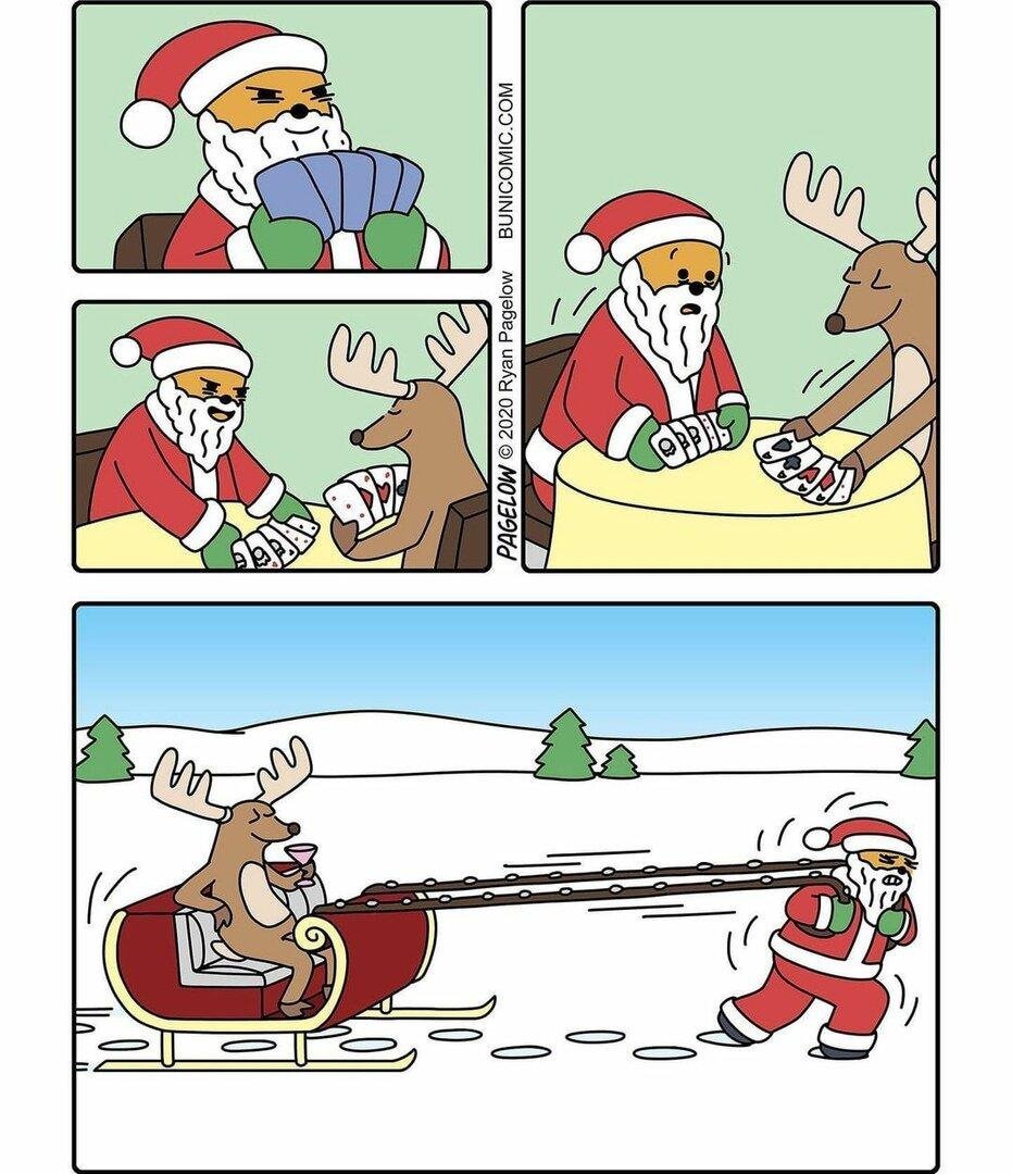 Спортивный Санта