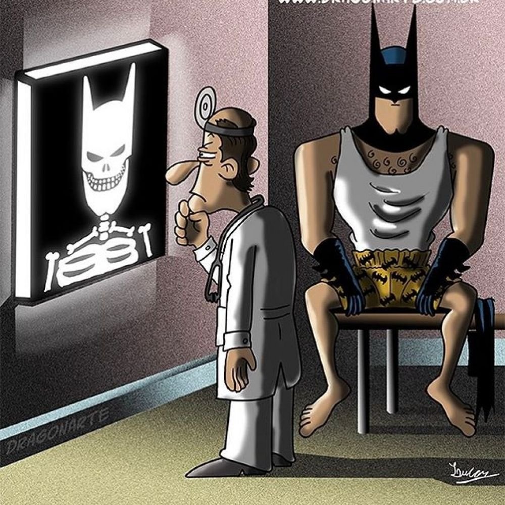 Бэтмен смешно