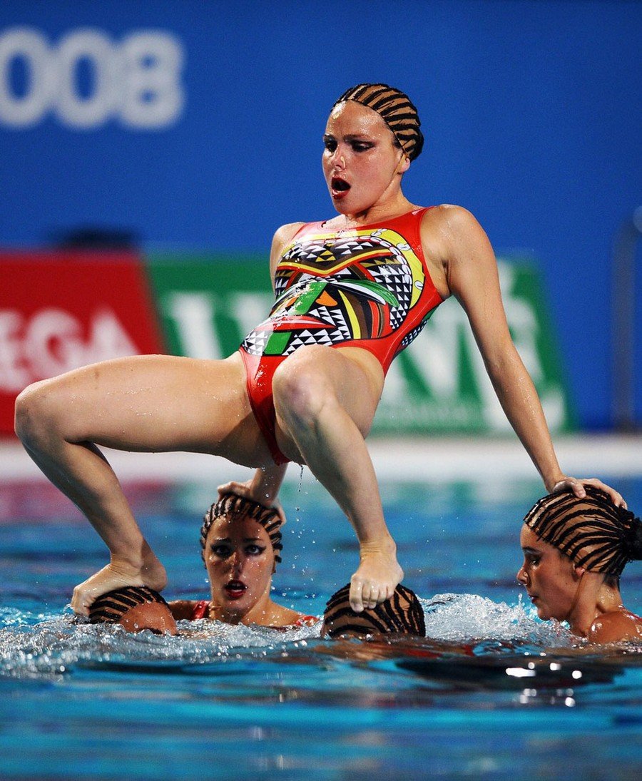 Елена Азарова синхронное плавание