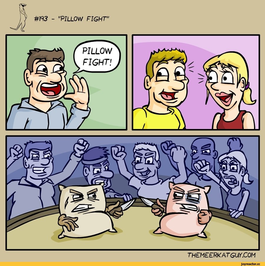 Pillow Fight комиксы