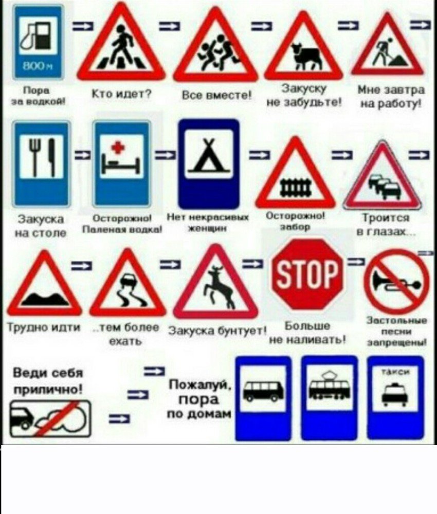 Дорожные знаки приколы