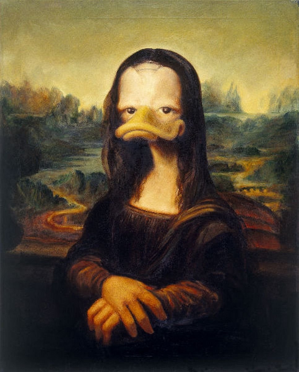 Мона Лиза пародии