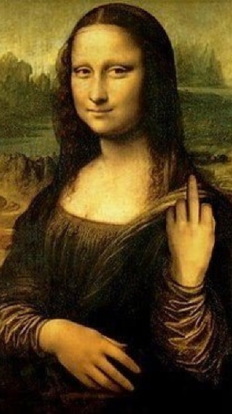 Леонардо да Винчи Мона Лиза приколы