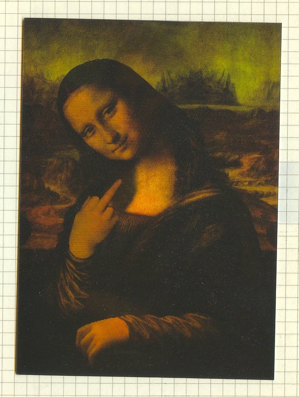 Осовремененная Мона Лиза